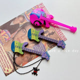Y2K Guitar Skull Hair Clip Punk Hairpin