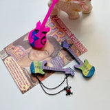 Y2K Guitar Skull Hair Clip Punk Hairpin