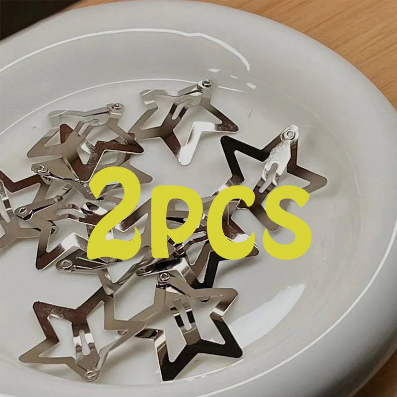 Y2K 90s Pentagram Star Bobby Pin Hair Clip