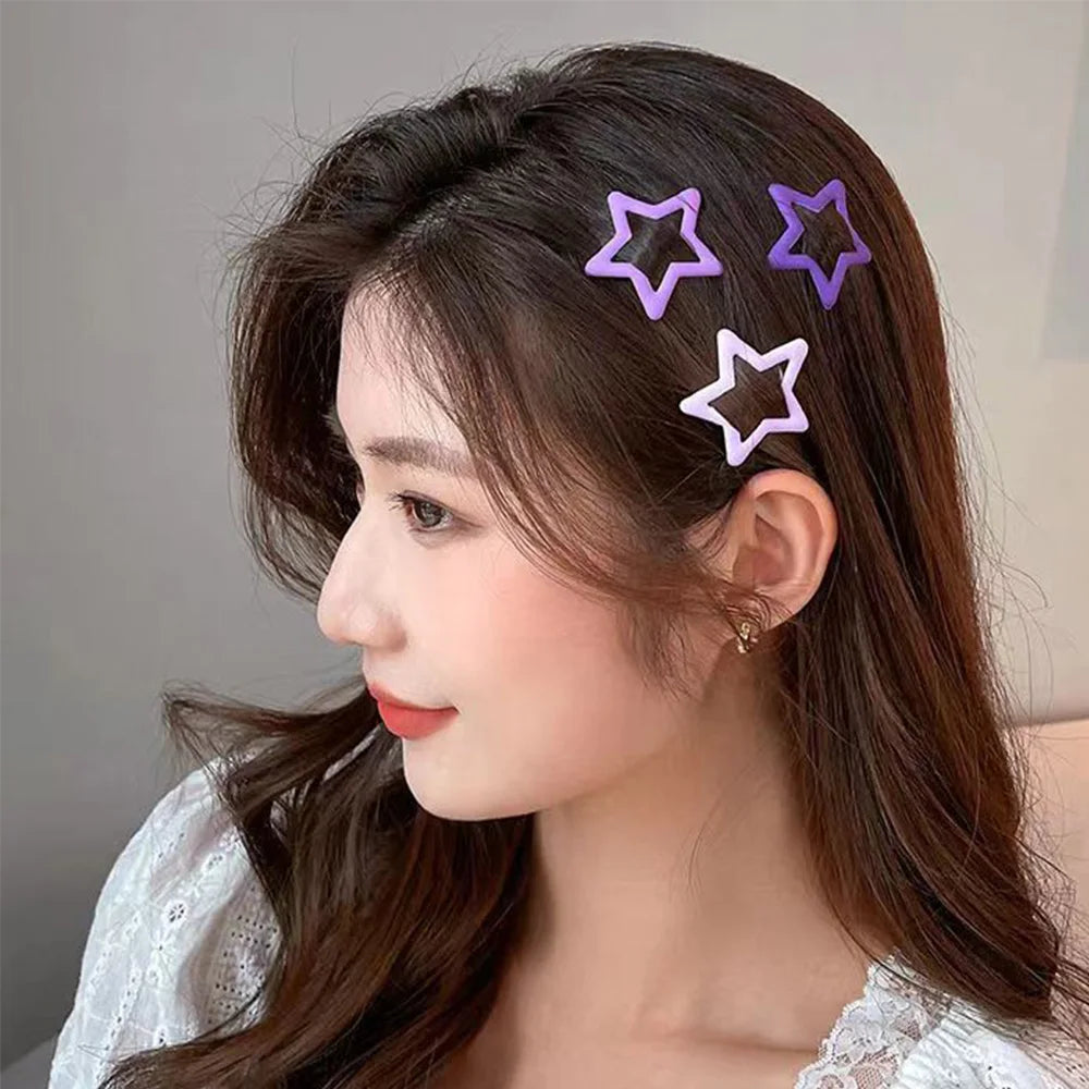 Y2K 90s Pentagram Star Bobby Pin Hair Clip