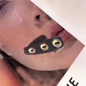 Y2k Vintage Statement Hairpin Punk Gothic Horror Eyes Decoration