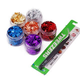 Metallic Foil Resin Flakes Leaf Gilding Kit for Arts & Jewelry Making