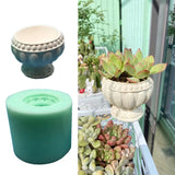 Y51E Succulent Plant Pot Resin Silicone Mold