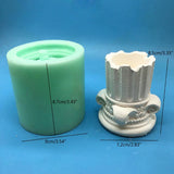 Greek Pillar Flower Pot Resin Mold Roman Column Plant Pot Concrete Mold