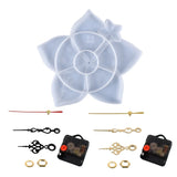 Y55F Flower Clock Dial Silicone Mould DIY Crafts Making