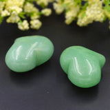 Green Aventurine Heart CAB Pendant Bead 20x25mm