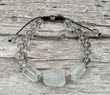 Labradorite Lapis Quartz Stone Beads Adjustable Bracelet