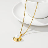 YACHAN Pearl Pendant Necklace for Women Classic Charm Jewelry