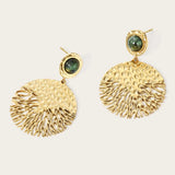YACHAN 18K Plated Stainless Steel Drop Earrings For Women