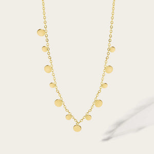 YACHAN 316L Stainless Steel Golden Chain Necklace for Women