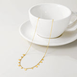 YACHAN 316L Stainless Steel Golden Chain Necklace for Women