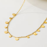 YACHAN 316L Stainless Steel Golden Chain Necklace for Women