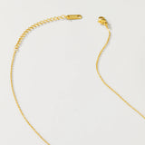 YACHAN 316L Stainless Steel Golden Chain Necklace for Women