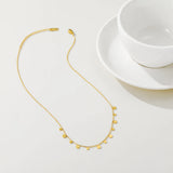 YACHAN 316L Stainless Steel Golden Chain Necklace for Women