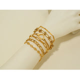 YACHAN Kpop Stainless Steel Bracelets for Women