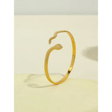 YACHAN 18K Plated Stainless Steel Snake Bracelet for Women