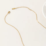 YACHAN Stainless Steel Chains Charm Necklace 18K Plated Jewellery Gift