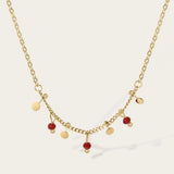 YACHAN Stainless Steel Chains Charm Necklace 18K Plated Jewellery Gift