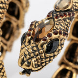 Snake Armlet Upper Arm Cuff Crystal Bangle Jewelry