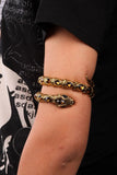 Snake Armlet Upper Arm Cuff Crystal Bangle Jewelry