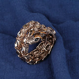 Snake Armlet Upper Arm Cuff Crystal Bangle Jewelry