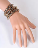Snake Armlet Upper Arm Cuff Crystal Bangle Jewelry