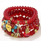 Bohemian Tower & Owl Bracelet for Women BT210014