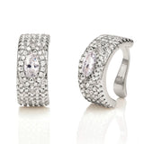 CZ Clip Earrings, Ear Cuffs Pendientes De Clip, Women Accessories