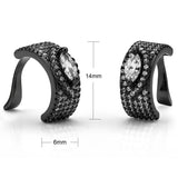 CZ Clip Earrings, Ear Cuffs Pendientes De Clip, Women Accessories