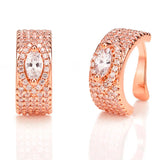CZ Clip Earrings, Ear Cuffs Pendientes De Clip, Women Accessories