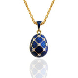 Handmade Enamel Egg Pendant Necklace for Women