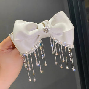 Bling Rhinestone Tassel Hair Clips Wedding Hair Pins