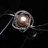Rhinestone Pendant Long Necklaces for Women
