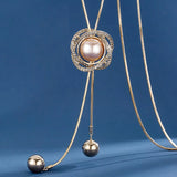 Rhinestone Pendant Long Necklaces for Women