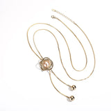 Rhinestone Pendant Long Necklaces for Women