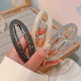 Metal Hair Claw Clip Pearl Rhinestone Ponytail Holder Wedding Hair Accessories