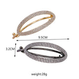 Metal Hair Claw Clip Pearl Rhinestone Ponytail Holder Wedding Hair Accessories