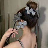 Women's Rhinestones Hair Clips Ponytail Holder Hair Accessories