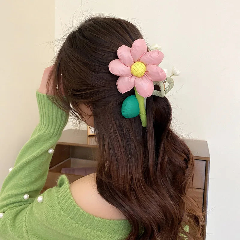 Sweet Candy Flower Hairpin for Girls, Travel Hair Accessories