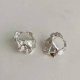 Irregular Metal Earrings Retro Geometric Woman Party Accessories