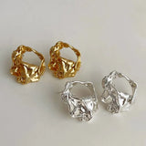 Irregular Metal Earrings Retro Geometric Woman Party Accessories