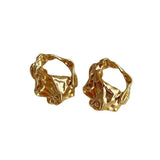 Irregular Metal Earrings Retro Geometric Woman Party Accessories
