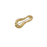 Metal Hollow Out Brooch Geometric Clothing Accessory