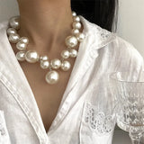 Pearl Necklace European American Style Personality Necklace