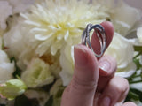Neo-Gothic Tibetan Silver Engagement Wedding Rings BR165
