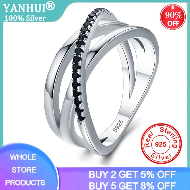Neo-Gothic Tibetan Silver Engagement Wedding Rings BR165