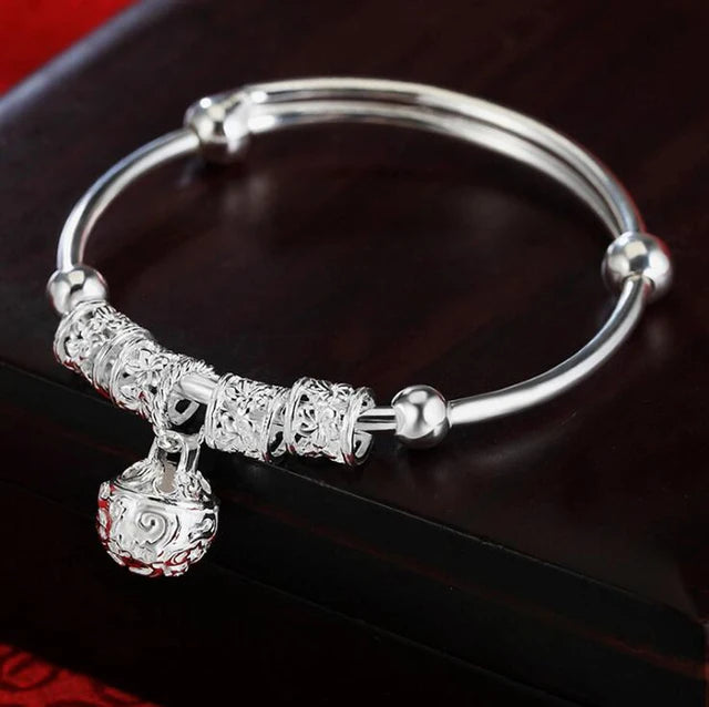 Adjustable Silver Bracelets for Kids - Child Gift Jewelry