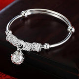Adjustable Silver Bracelets for Kids - Child Gift Jewelry