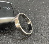 Tibetan Silver Couples Rings 4mm Flat Width R031F