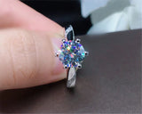 Tibetan Silver 6mm Zirconia Rings - Size 4-10 - Women's Gift